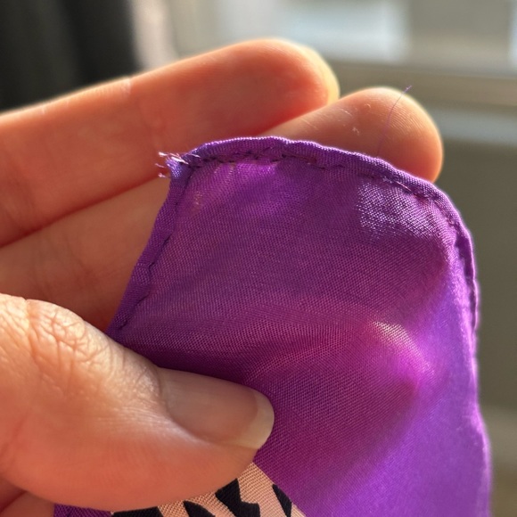 Vintage Baar & Beards Silk Floral Scarf - Picture 7 of 7